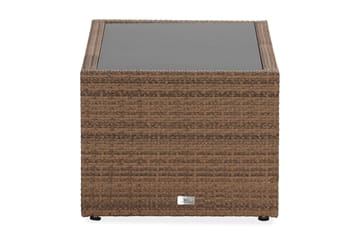 Bord Bahamas med Hylla 113x58 cm - Sand - Utemöbler & utemiljö - Utebord & trädgårdsbord - Loungebord & soffbord utomhus