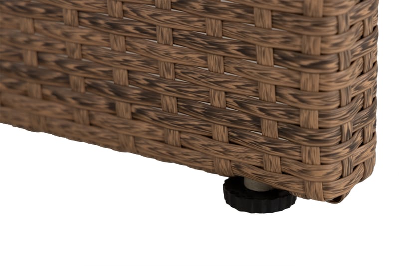 Bord Bahamas med Hylla 113x58 cm - Sand - Utemöbler & utemiljö - Utebord & trädgårdsbord - Loungebord & soffbord utomhus
