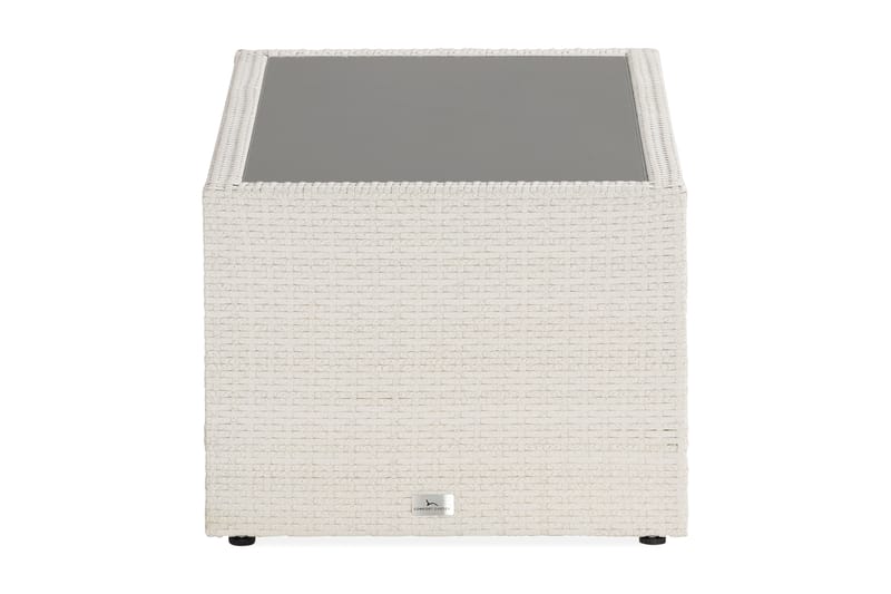 Bord Bahamas med Hylla 113x58 cm - Vit - Utemöbler & utemiljö - Utebord & trädgårdsbord - Loungebord & soffbord utomhus
