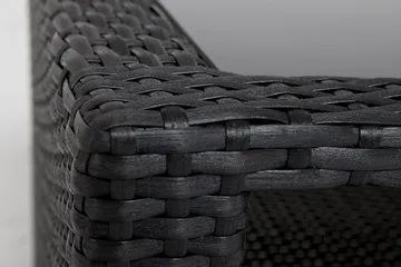 Bord Wisconsin 110 cm Konstrotting/Svart - Hillerstorp - Utemöbler & utemiljö - Utebord & trädgårdsbord - Loungebord & soffbord utomhus