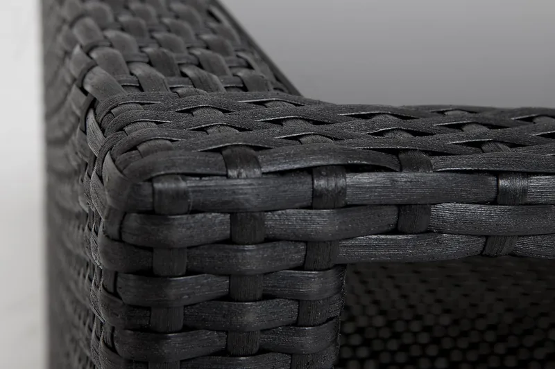 Bord Wisconsin 110 cm Konstrotting/Svart - Hillerstorp - Utemöbler & utemiljö - Utebord & trädgårdsbord - Loungebord & soffbord utomhus