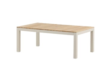 Brasilia Soffbord och Loungebord Utomhus 110 cm Trä - Vit - Utemöbler & utemiljö - Utebord & trädgårdsbord - Loungebord & soffbord utomhus