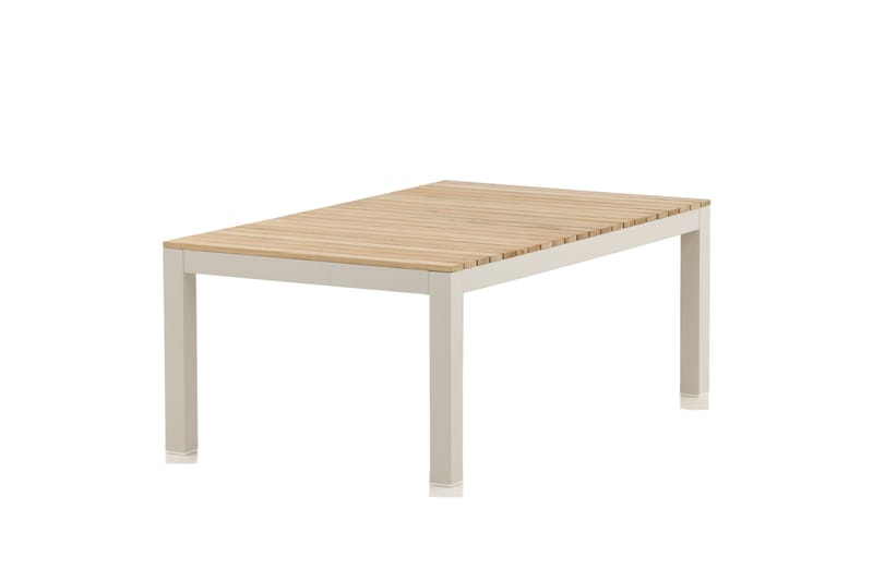 Brasilia Soffbord och Loungebord Utomhus 110 cm Trä - Vit - Utemöbler & utemiljö - Utebord & trädgårdsbord - Loungebord & soffbord utomhus