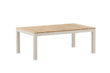 Brasilia Soffbord och Loungebord Utomhus 110 cm Trä - Vit - Utemöbler & utemiljö - Utebord & trädgårdsbord - Loungebord & soffbord utomhus
