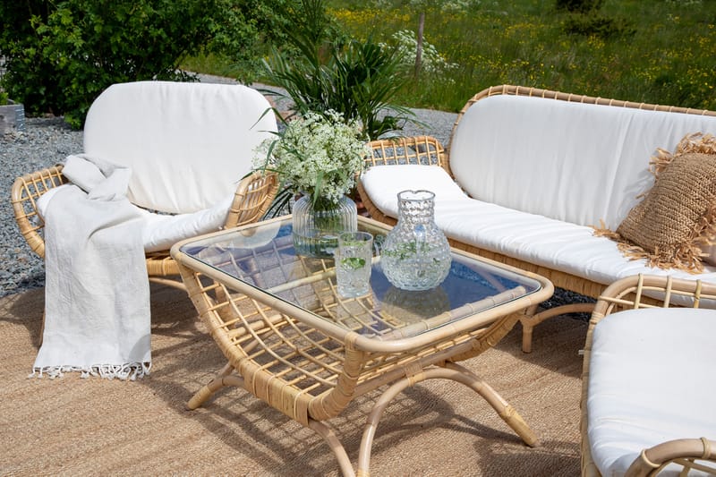 Caffébord Moana 95 cm Trä/natur - Venture Home - Loungebord & soffbord utomhus