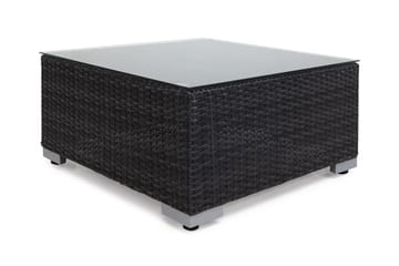 Divan/Bord Wisconsin Konstrotting/Svart - Hillerstorp - Utemöbler & utemiljö - Utebord & trädgårdsbord - Loungebord & soffbord utomhus