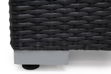 Divan/Bord Wisconsin Konstrotting/Svart - Hillerstorp - Utemöbler & utemiljö - Utebord & trädgårdsbord - Loungebord & soffbord utomhus