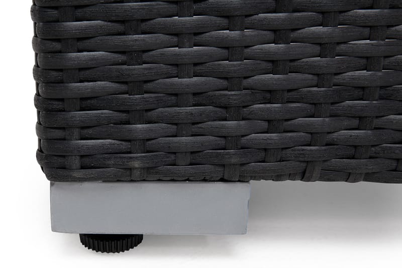 Divan/Bord Wisconsin Konstrotting/Svart - Hillerstorp - Utemöbler & utemiljö - Utebord & trädgårdsbord - Loungebord & soffbord utomhus