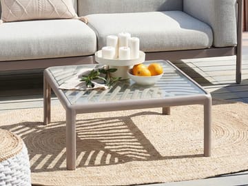 Soffbord utomhus Ferretti 69 cm - Grå/Beige - Utemöbler & utemiljö - Utebord & trädgårdsbord - Loungebord & soffbord utomhus