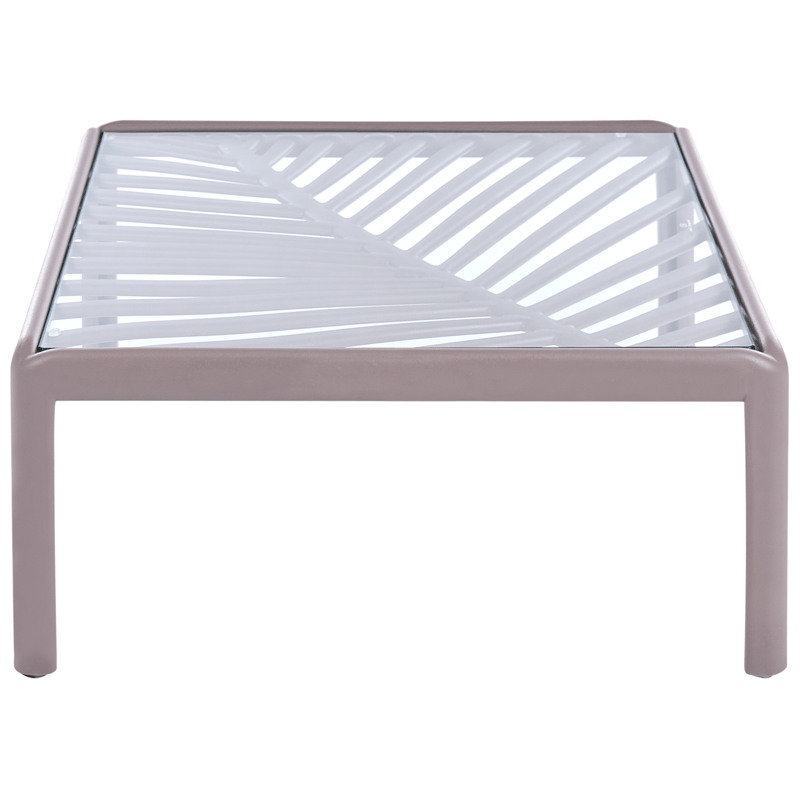 Soffbord utomhus Ferretti 69 cm - Grå/Beige - Utemöbler & utemiljö - Utebord & trädgårdsbord - Loungebord & soffbord utomhus