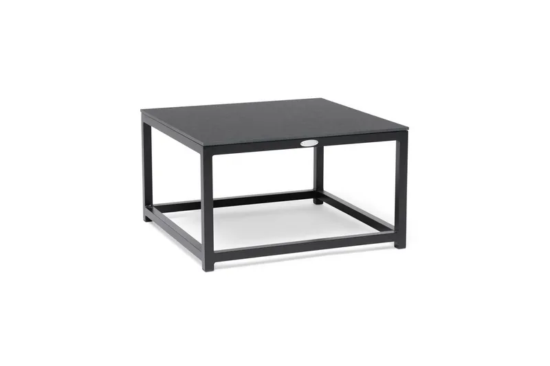 Soffbord Utomhus Hillerstorp Jet Set 70 x 70 cm Svart, Svart