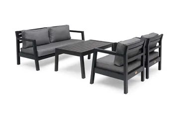 Hillerstorp Stoltö Matbord och Soffbord Utomhus 120 cm Furu Trä - Svart - Utemöbler & utemiljö - Utebord & trädgårdsbord - Loungebord & soffbord utomhus