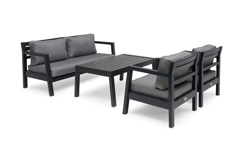Hillerstorp Stoltö Matbord och Soffbord Utomhus 120 cm Furu Trä - Svart - Utemöbler & utemiljö - Utebord & trädgårdsbord - Loungebord & soffbord utomhus