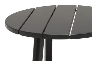 Hillerstorp Tennessee Runt Sidobord Utomhus 50 cm Trä Furu - Svart - Utemöbler & utemiljö - Utebord & trädgårdsbord - Loungebord & soffbord utomhus