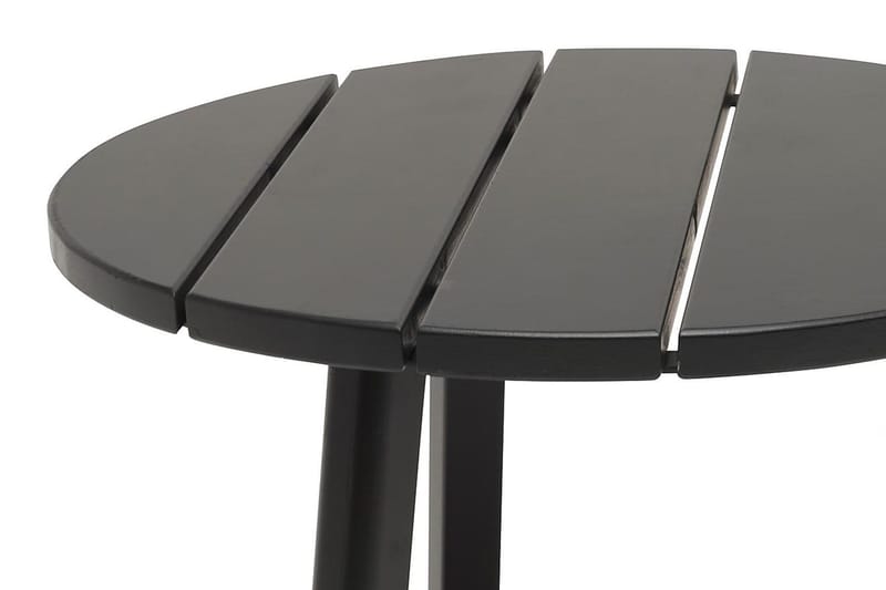 Hillerstorp Tennessee Runt Sidobord Utomhus 50 cm Trä Furu - Svart - Utemöbler & utemiljö - Utebord & trädgårdsbord - Loungebord & soffbord utomhus
