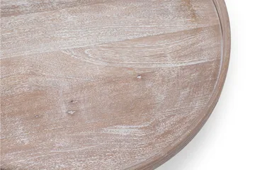 Leicester Runt Sidobord och Avlastningsbord Utomhus 60 cm - Beige/Grå - Utemöbler & utemiljö - Utebord & trädgårdsbord - Loungebord & soffbord utomhus