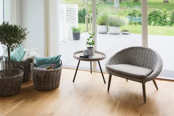 Leicester Runt Sidobord och Avlastningsbord Utomhus 60 cm - Beige/Grå - Utemöbler & utemiljö - Utebord & trädgårdsbord - Loungebord & soffbord utomhus