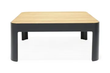 Portals Cafébord och Loungebord 72 cm Teak Trä - Svart - Utemöbler & utemiljö - Utebord & trädgårdsbord - Loungebord & soffbord utomhus
