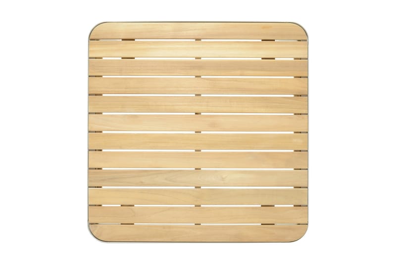 Portals Cafébord och Loungebord 72 cm Teak Trä - Vit - Utemöbler & utemiljö - Utebord & trädgårdsbord - Loungebord & soffbord utomhus