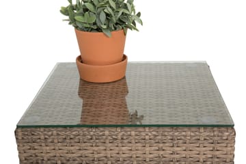 Sidobord Bahamas 43x43 cm - Sand - Utemöbler & utemiljö - Utebord & trädgårdsbord - Loungebord & soffbord utomhus