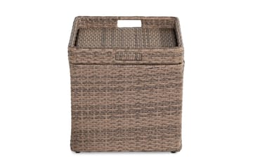 Sidobord Bahamas med Förvaring 45x45 cm - Sand - Utemöbler & utemiljö - Utebord & trädgårdsbord - Loungebord & soffbord utomhus