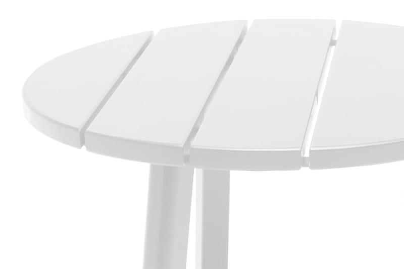 Sidobord Tennessee 50 cm Runt Vit - Hillerstorp - Utemöbler & utemiljö - Utebord & trädgårdsbord - Loungebord & soffbord utomhus