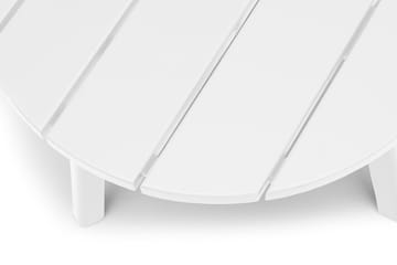 Sidobord Tennessee 50 cm Runt Vit - Hillerstorp - Utemöbler & utemiljö - Utebord & trädgårdsbord - Loungebord & soffbord utomhus