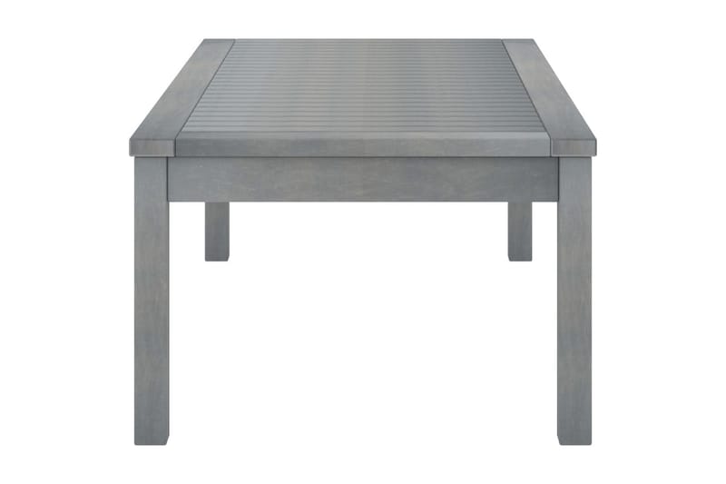 Soffbord 100x50x33 cm grått massivt akaciaträ - Grå - Loungebord & soffbord utomhus