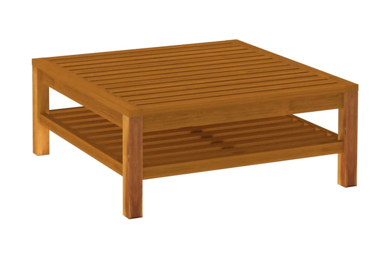 Soffbord 65x65x35 cm massivt akaciaträ - Brun - Loungebord & soffbord utomhus
