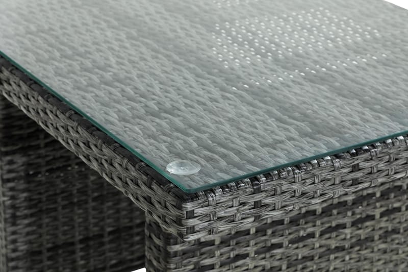 Soffbord Bahamas 100x60 cm Högt - Grå - Utemöbler & utemiljö - Utebord & trädgårdsbord - Loungebord & soffbord utomhus