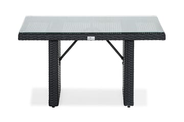 Soffbord Bahamas 100x60 cm Högt - Svart - Utemöbler & utemiljö - Utebord & trädgårdsbord - Loungebord & soffbord utomhus