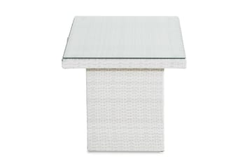 Soffbord Bahamas 100x60 cm Högt - Vit - Utemöbler & utemiljö - Utebord & trädgårdsbord - Loungebord & soffbord utomhus