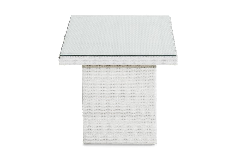 Soffbord Bahamas 100x60 cm Högt - Vit - Loungebord & soffbord utomhus