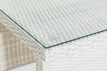 Soffbord Bahamas 100x60 cm Högt - Vit - Utemöbler & utemiljö - Utebord & trädgårdsbord - Loungebord & soffbord utomhus