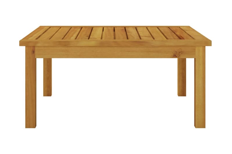 Soffbord för trädgården 63x63x30 cm massivt akaciaträ - Brun - Loungebord & soffbord utomhus