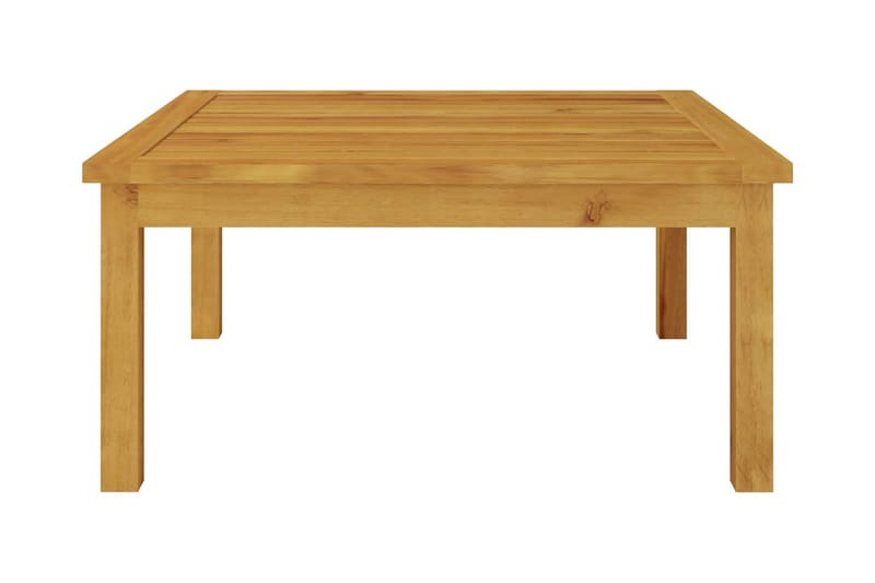 Soffbord för trädgården 63x63x30 cm massivt akaciaträ - Brun - Loungebord & soffbord utomhus