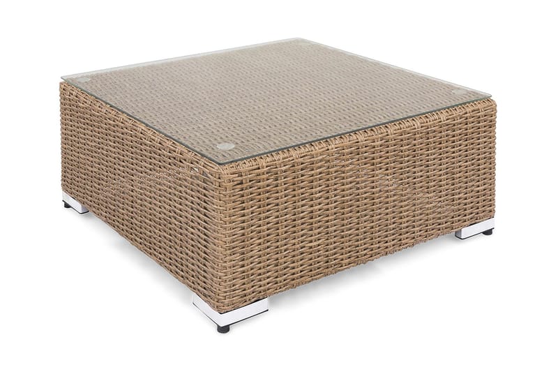 Soffbord Marcus 70x70 cm - Natur - Loungebord & soffbord utomhus