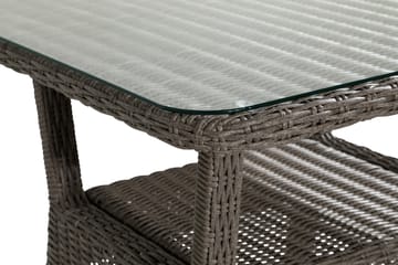 Soffbord Marcus 80x80 cm Högt - Grå - Utemöbler & utemiljö - Utebord & trädgårdsbord - Loungebord & soffbord utomhus