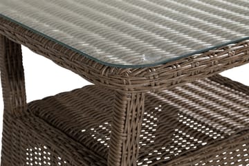 Soffbord Marcus 80x80 cm Högt - Natur - Utemöbler & utemiljö - Utebord & trädgårdsbord - Loungebord & soffbord utomhus
