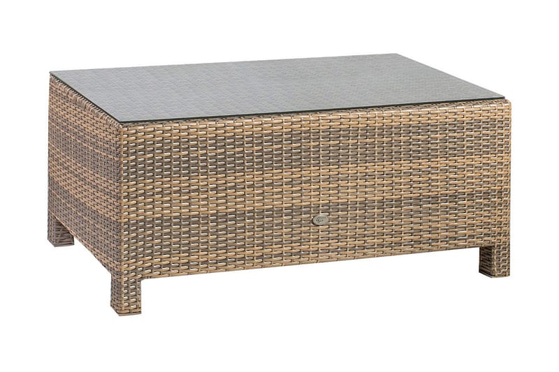 Soffbord Sevilla 71x71xH30 cm cappuccino - Loungebord & soffbord utomhus