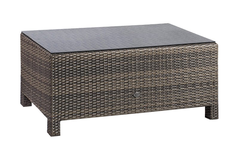 Soffbord Sevilla 71x71xH30 cm Mörkbrun - Loungebord & soffbord utomhus