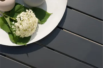 STOLTÖ Matbord och Soffbord Utomhus 120 cm Furu Trä - Svart - Utemöbler & utemiljö - Utebord & trädgårdsbord - Loungebord & soffbord utomhus