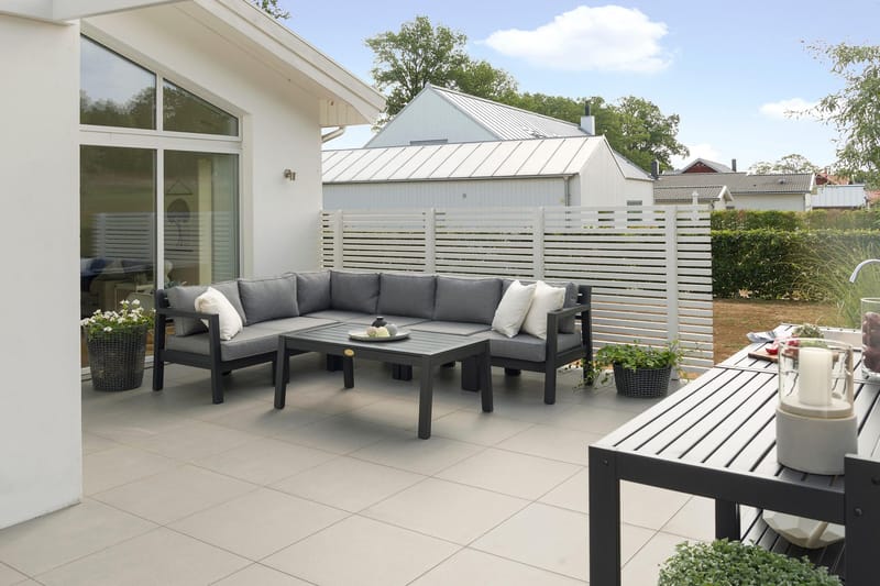 STOLTÖ Matbord och Soffbord Utomhus 120 cm Furu Trä - Svart - Utemöbler & utemiljö - Utebord & trädgårdsbord - Loungebord & soffbord utomhus