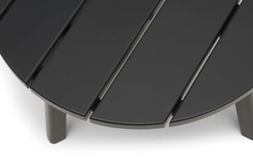 Tennessee Runt Sidobord Utomhus 50 cm Trä Furu - Svart - Utemöbler & utemiljö - Utebord & trädgårdsbord - Loungebord & soffbord utomhus