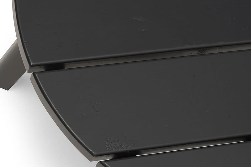 Tennessee Runt Sidobord Utomhus 50 cm Trä Furu - Svart - Utemöbler & utemiljö - Utebord & trädgårdsbord - Loungebord & soffbord utomhus