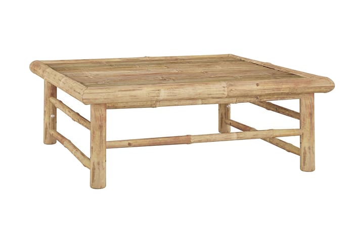 Trädgårdsbord 65x65x30 cm bambu - Brun - Loungebord & soffbord utomhus