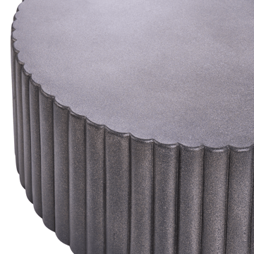 Soffbord utomhus Pozza 117 cm - Svart/Guld - Utemöbler & utemiljö - Utebord & trädgårdsbord - Loungebord & soffbord utomhus