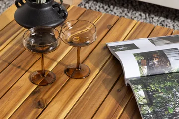 Penh Soffbord och Loungebord Utomhus 100 cm Trä Akacia - Brun - Utemöbler & utemiljö - Utebord & trädgårdsbord - Loungebord & soffbord utomhus