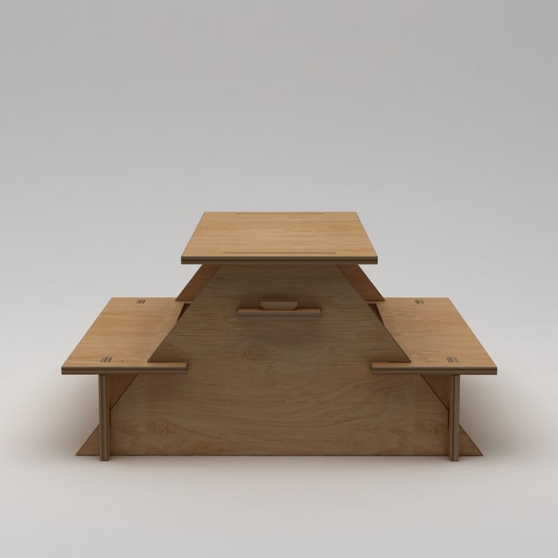 Somira Matbord utomhus 160 cm - naturligt trä - Utemöbler & utemiljö - Utebord & trädgårdsbord - Picknickbord