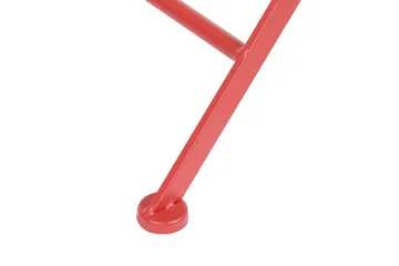 Terrace Runt Hopfällbart Cafébord och Bistrobord Utomhus 70 cm Metall - Röd - Utemöbler & utemiljö - Utebord & trädgårdsbord - Cafébord